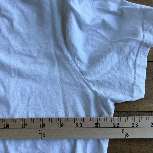 Buck Mason Slub Curved Hem Cotton T-shirt - Picture 3 of 6
